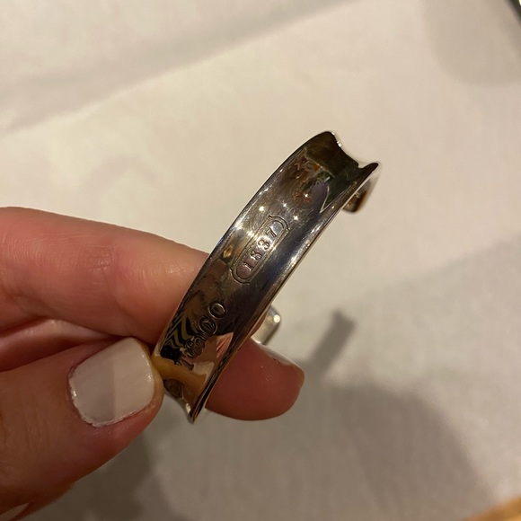 Tiffany & Co. Sterling Silver Estate 1837 Cuff Bracelet - Picture 9 of 14